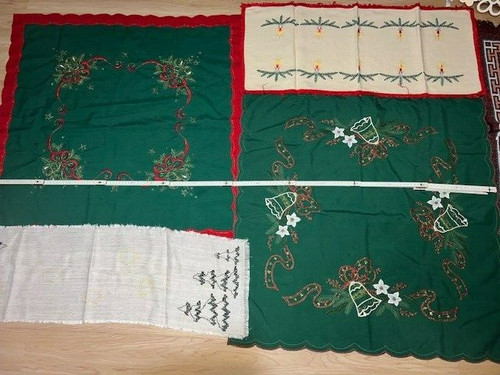 Grün weihnachtsdeckchen - grün,