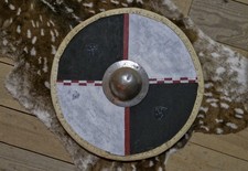 Schild Rundschild Wikinger 60cm Mittelalter Larp Reenactment Diy