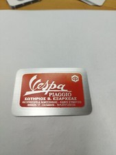 Aufkleber Vespa Händlerschild