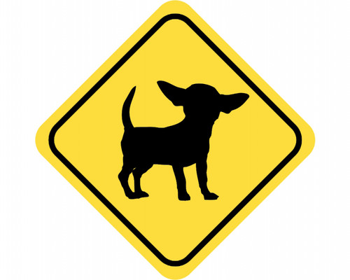 Samunshi chihuahua warnschild - chihuahua,