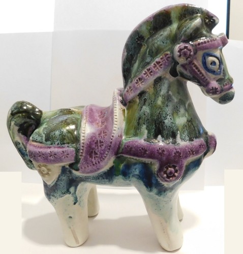 Keramik figur pferd bitossi - figur,