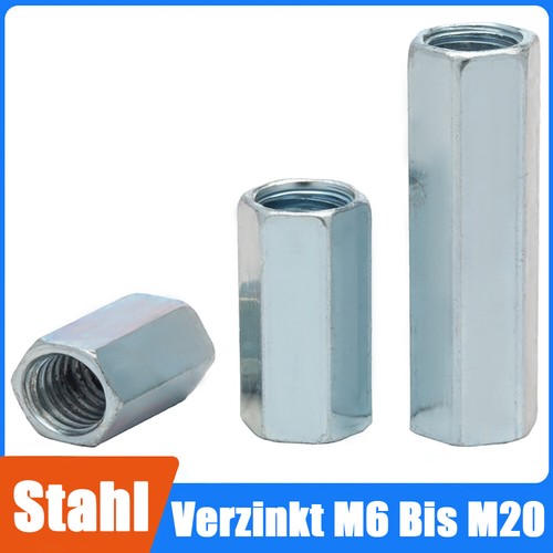 Langmutter m10 m12 m16 - m8,