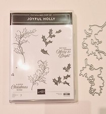 Stampin joyful holly - stampin, up