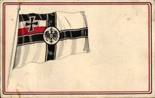 Ak Reichskriegsflagge, Kaiserreich, I WK - 11287933
