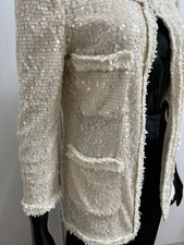 Zara Pailletten Jacke Blazer