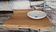 XL Esche Waschtisch Massivholz