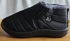 Gefütterte Damen Schuhe Größe circa 37 38 Aufdruck: Größe 40 Winterschuhe Stoff