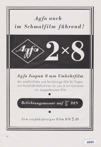 Agfa isopan umkehrfilm - 2, x