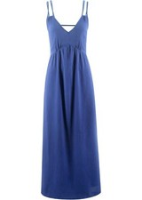 Strandkleid Gr. 34 Saphirblau Maxikleid Beach-Kleid Sommerkleid Neu R-Ware