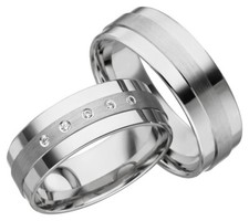 2x JC Trauringe Silber