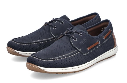 Rieker halbschuh blau mokassin - rieker,