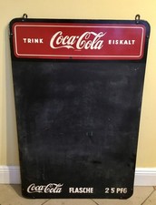 1950er Coca Cola Kreidetafel