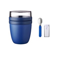 Mepal | Klapplöffel Set | Joghurt & Müslibecher | Gefrierschrank & Mikrowelle ge