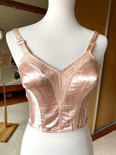 Long line satin spitze - bh,