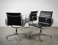 3x Vitra EA 107 Eames Alu