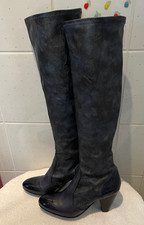 Stiefel, blau, Größe 39