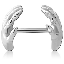 Piercing Nipple Shield Skelett Hände Intimschmuck Brustpiercing Intimpiercing