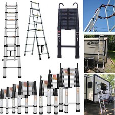 3,2m-6,2M Alu Teleskopleiter ausziehbar Klappleiter 150kg Belastbarkeit Neu 2023