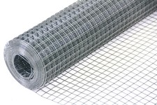 Volierendraht verzinkt Maschendrahtzaun  6,4 mm Masche Drahtgitter feuerverzinkt