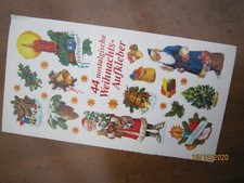 Aufkleber Sticker - 44 nostalgische Weihnachts-Aufkleber, Collection: Mertens
