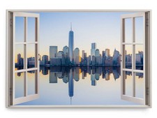 120x80cm Wandbild Fensterbild