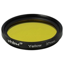 Universal Farbfilter für Kamera Objektive mit 37mm Filtergewinde - Gelb