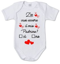 Body Overall Baby Baby Onkel Du willst mein Pate sein Überraschung Taufe