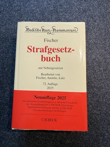Fischer strafgesetzbuch - fischer, 72