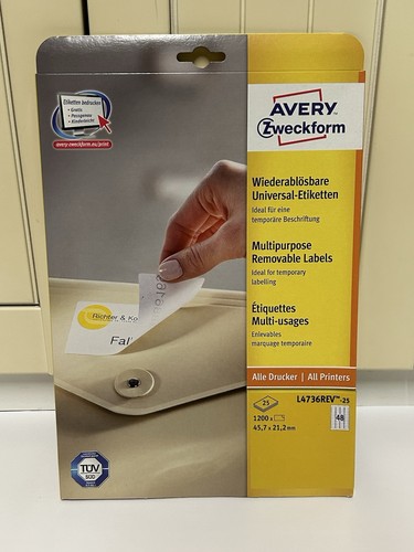 Avery zweckform l4736rev - zweckform, l4736rev-25
