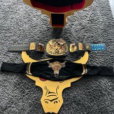 WWE The Rock Brahma Bull Swarovski Championchip Replica 10/100