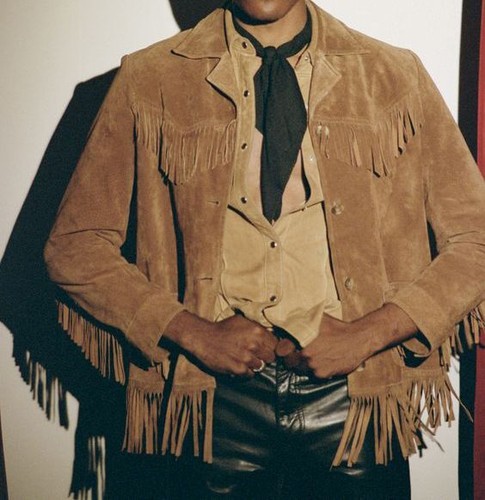 Cowboy wildleder leder fransen - cowboy,