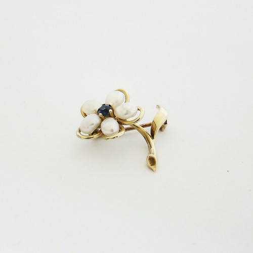 Brosche gelbgold 585er kt - gelbgold,