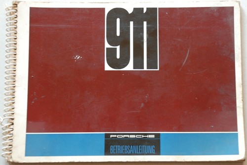 Porsche 911 betriebsanleitung - 911,