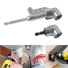 2tlg Winkelschrauber-Vorsatz Adapter Winkelaufsatz Akkuschrauber Bithalter 1/4"