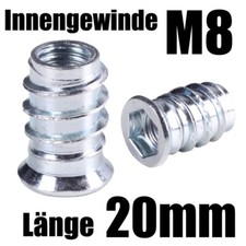 M8-20mm / Einschraubmuffen