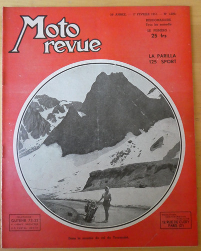 Moto revue zeitschrift parilla - moto,