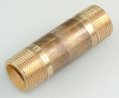 Viega rotguss langnippel - rotguss,