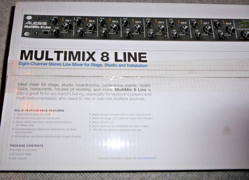 Alesis multimix line - "alesis, 8