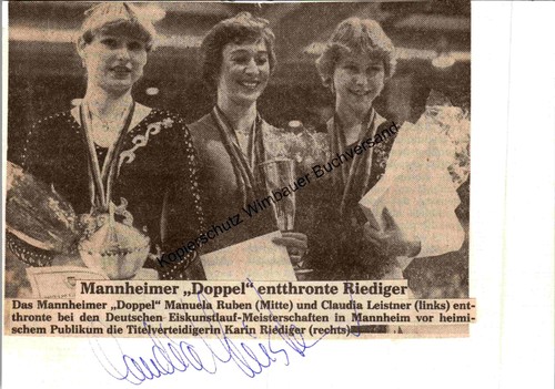 Original autogramm claudia - autogramm,