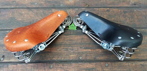 Leder sattel braun - leder,