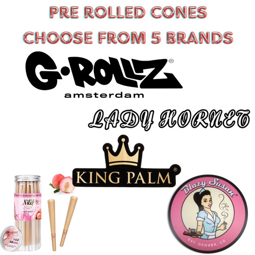 Flavoured pre rolled cones - rolled,
