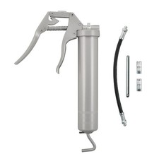 Einhand-Fettpresse mit Zubehör für 400g DIN-Kartusche Made by PRESSOL