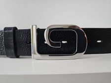 ♥ umjuBELT silber glänzend Hochglanz Gürtelschnalle Schließe Buckle 8 x 4,5 cm