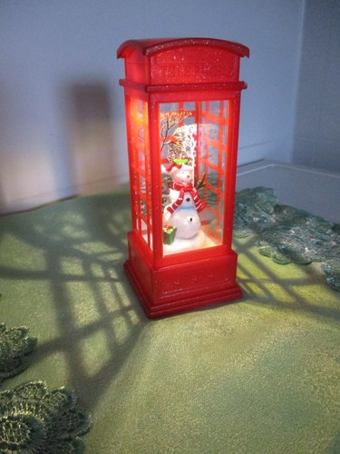 Led telefonzelle schneemann - led-telefonzelle, im