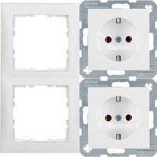 Berker Set 1x 2fach Rahmen