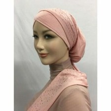 ABAYA - KORAN-Kopftuch - Hijab,Turban Hijab Bonnet Turban Strass