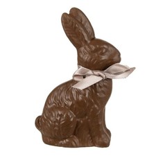 Hase Figur schoko braun