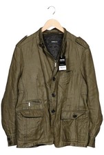Strellson Jacke Herren Anorak Jacket Kurzmantel Gr. EU 48 Leinen Grün #985vhv1