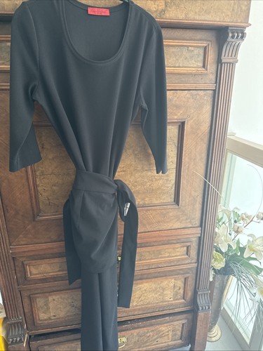 Knöchellanges schwarzes kleid - knöchellanges,