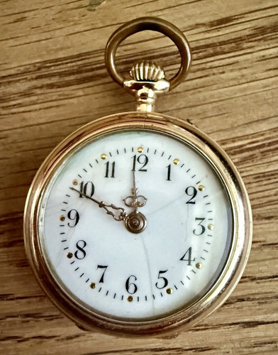 Antike taschenuhr 585er - taschenuhr,